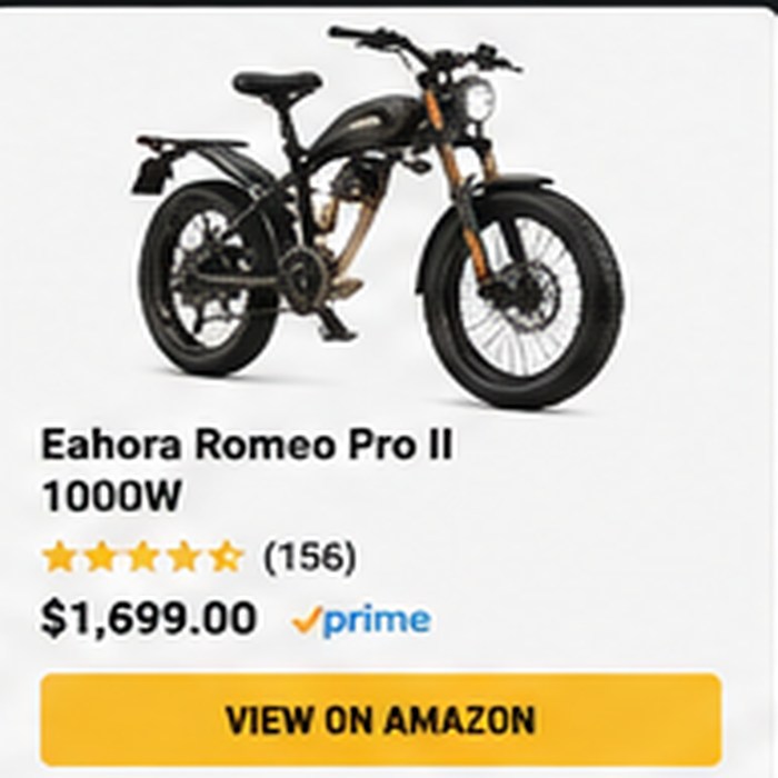 Moped-Style Electric Bikes